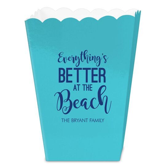 Better at the Beach Mini Popcorn Boxes